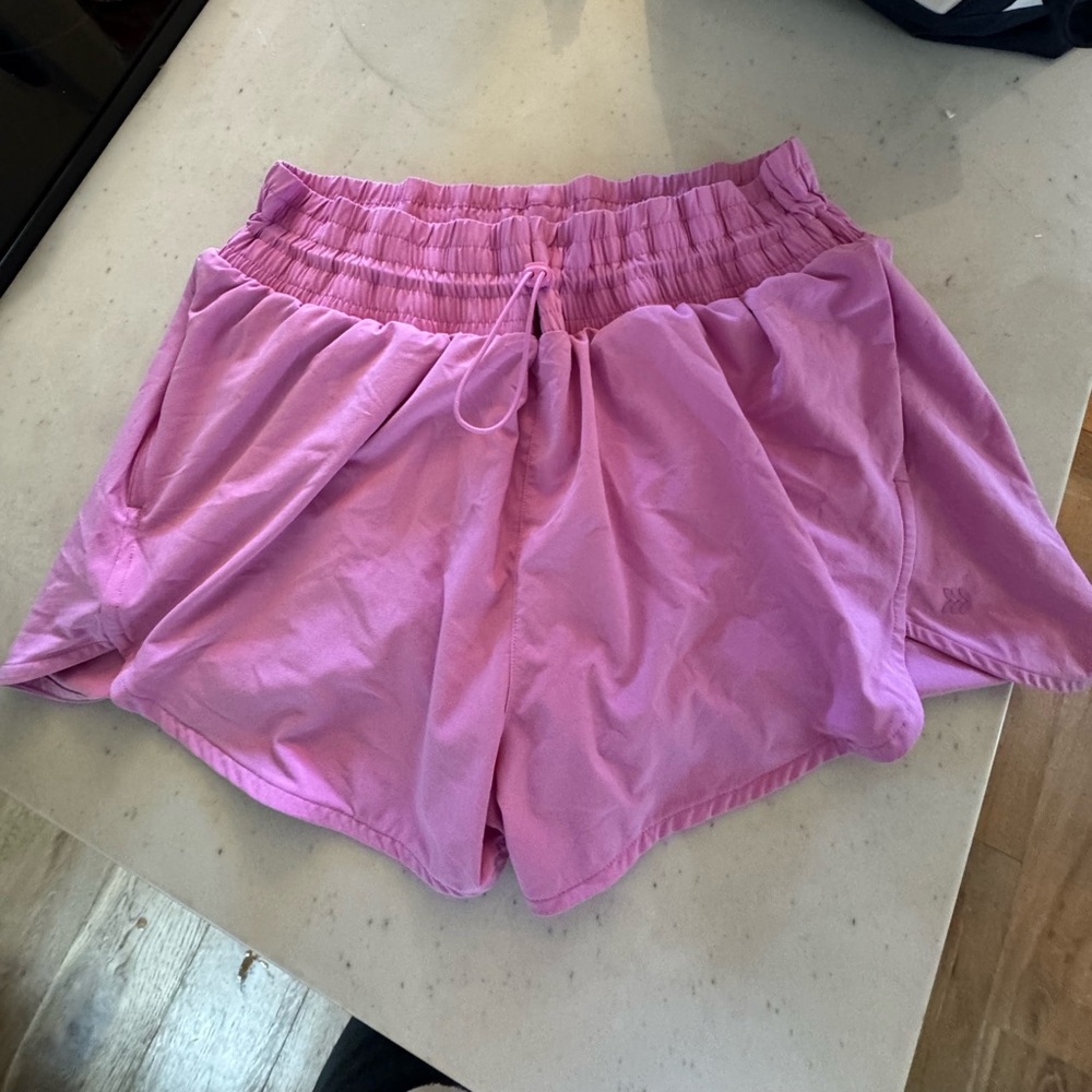 All in Motion Women's Athletic Shorts in Vibrant Pink